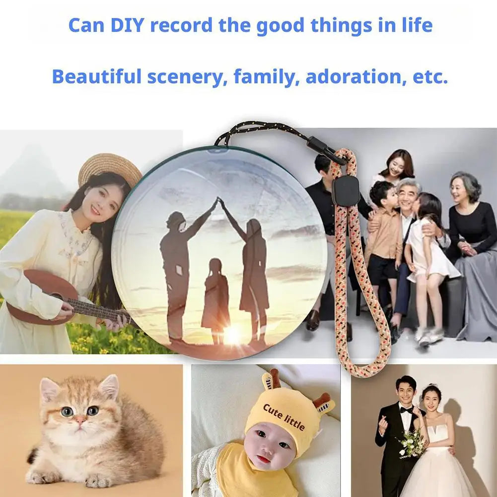 Crystal Video Electronic Ball Clear Memory Audio Video Display Ball Recollection Glass Souvenir Ball Customized Ball Player