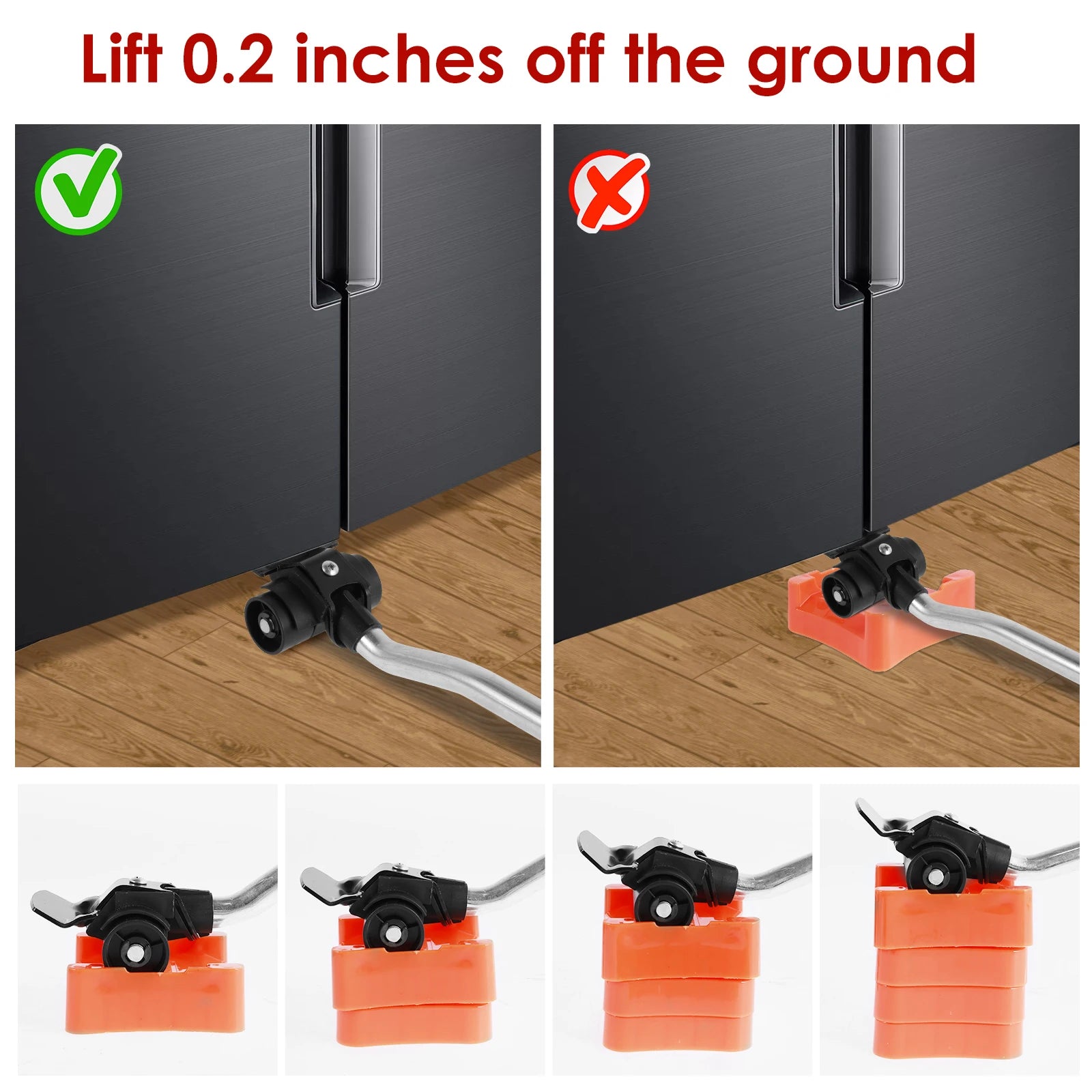 400KG Heavy Duty Furniture Lifter Transport Mover Lifter Slides Wheel Easy Furniture Mover Tool Set Wheel Roller Bar Hand Tools