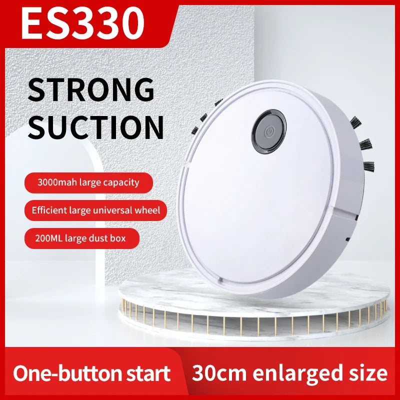 New Automatic Robot Vacuum Cleaner Smart Sweeping Dry Wet Cleaning Machine Charging Intelligent Vacuum Cleaner for Home